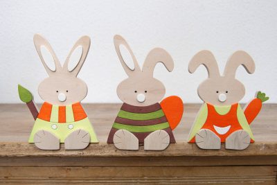 Hasenkantenhocker – Osterdekoration
