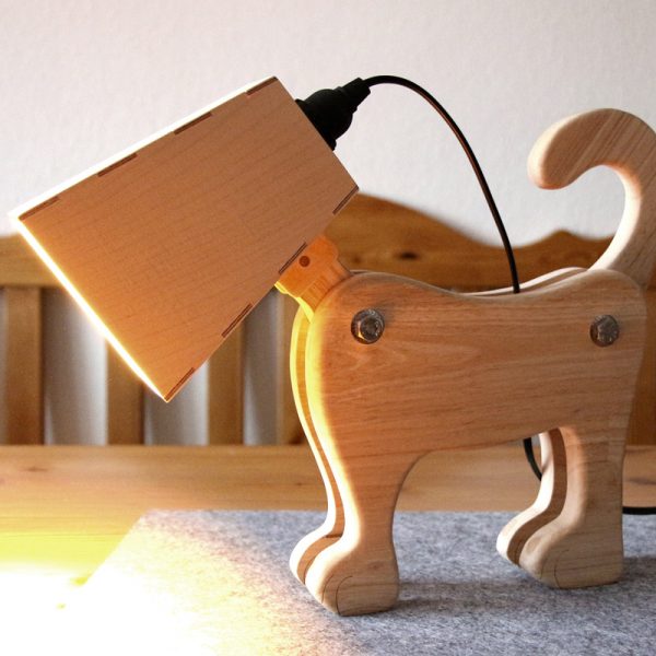 Hundelampe | DIY-Projekt aus Holz