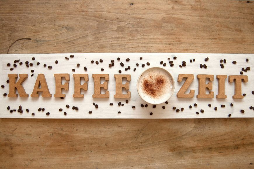 Beizen mit Kaffeesatz