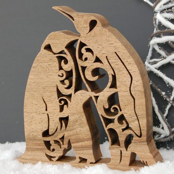 Laubsägevorlage Pinguine