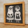 Laubsägevorlage | Weihnachtsdeko | Mr. & Mrs. Santa