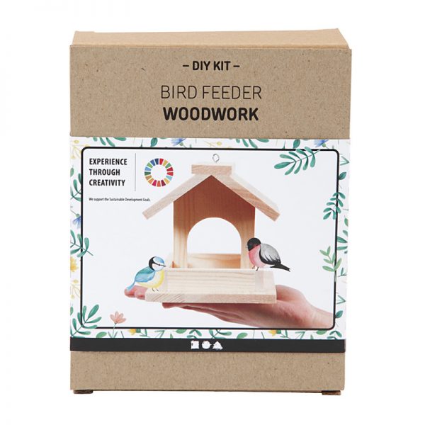 Vogelfutterhäuschen | Bausatz aus Kiefernholz