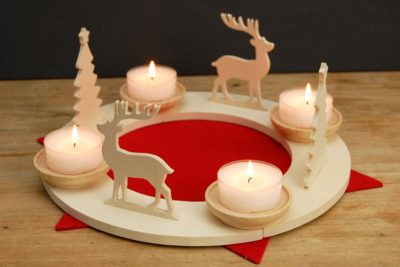 Weihnachtswald – Adventskranz