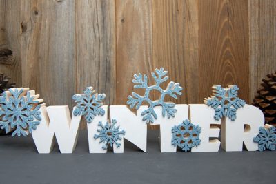 Winterfrost – Winter-Schriftzug